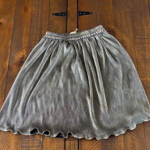 Esprit Gold Skater Skirt